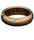 Lord of the Rings Tungsten Ring The One Ring gold plated Size 11 Weta Workshop