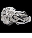 Lord of the Rings Nenya The Ring of Galadriel Sterling Silver Size 9.75 Weta Workshop