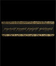 Lord of the Rings Leather Bookmark The One Ring Inscription Weta Workshop