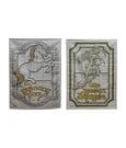 Lord of the Rings Tea Towel 2 Pack Green Dragon & Prancing Pony Weta Workshop