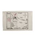 The Hobbit Tea Towel Thorins Map Weta Workshop