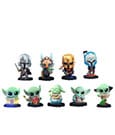 Star Wars The Mandalorian Cosbi Mini Figures Blind Box Display 8 Hot Toys