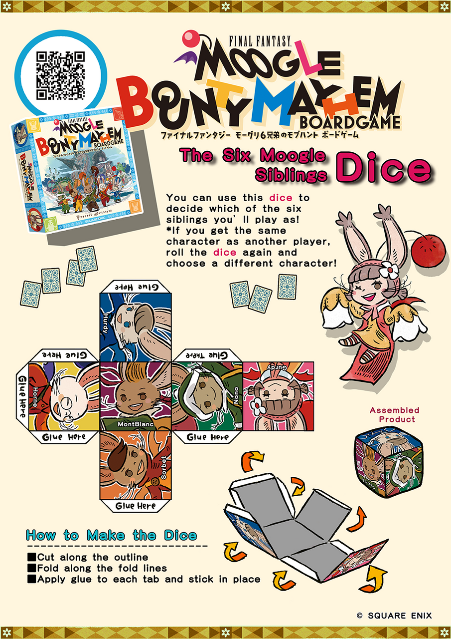 FINAL FANTASY Moogle Bounty Mayhem Board Game