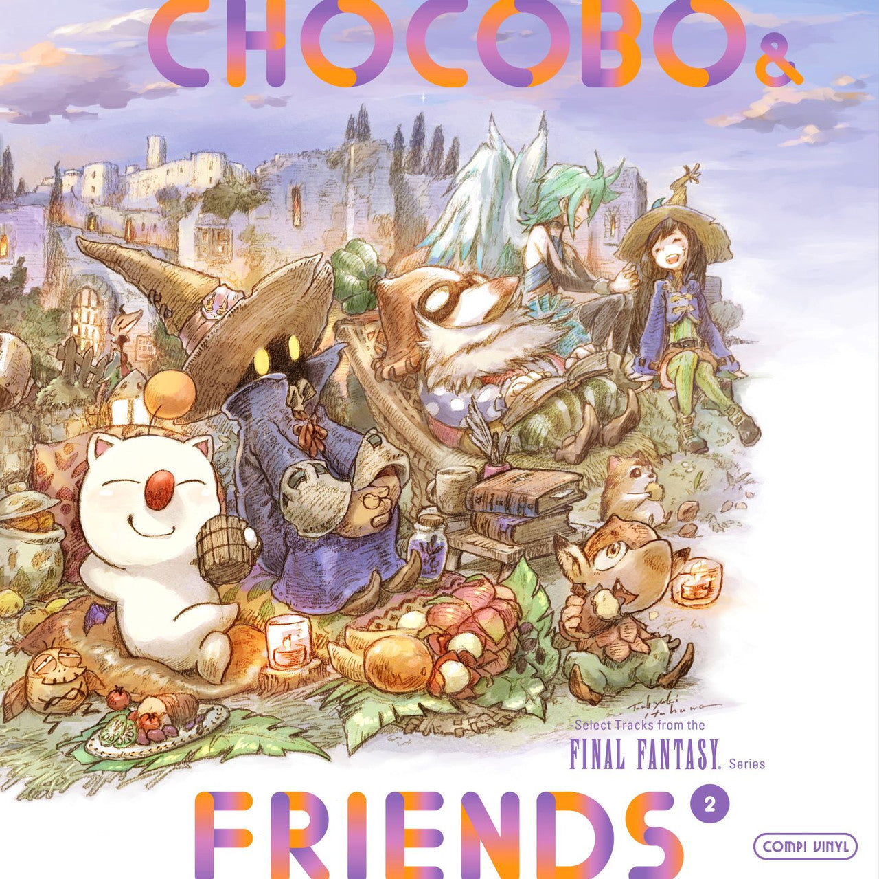 CHOCOBO AND FRIENDS SELECT TRACKS FROM THE FANTASY SERIES COMPI VINYL SET
