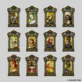 FINAL FANTASY XIV Framed Portrait Magnets The Twelve display box