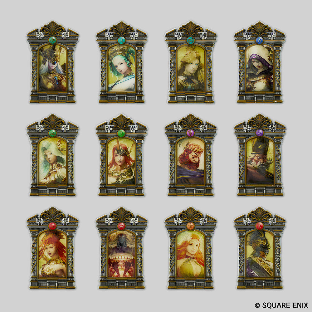 FINAL FANTASY XIV Framed Portrait Magnets The Twelve display box