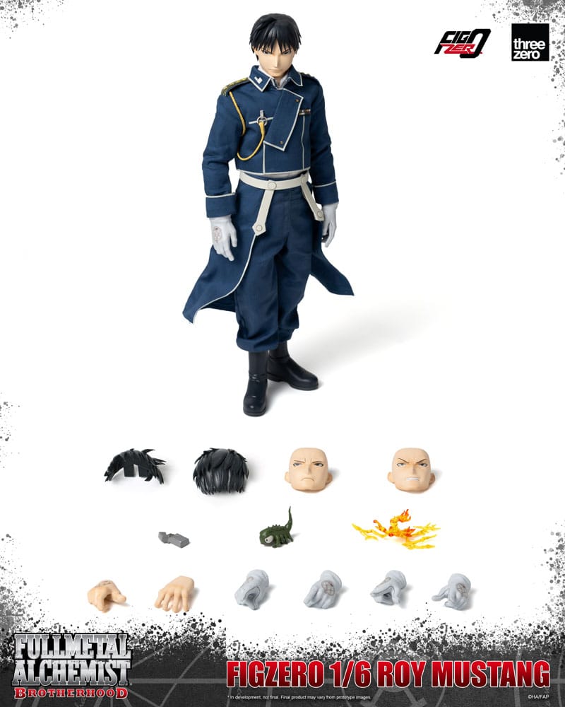 Fullmetal Alchemist Brotherhood Action Figure FigZero Roy Mustang ThreeZero