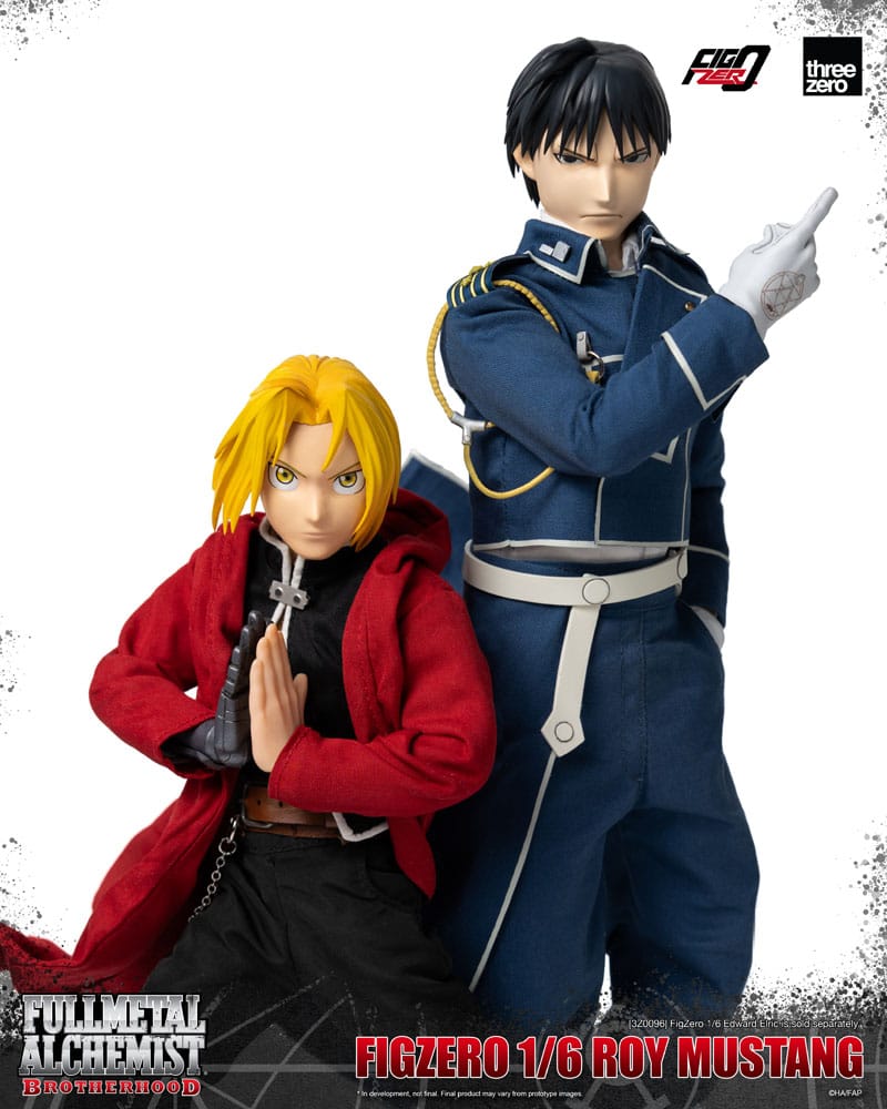 Fullmetal Alchemist Brotherhood Action Figure FigZero Roy Mustang ThreeZero