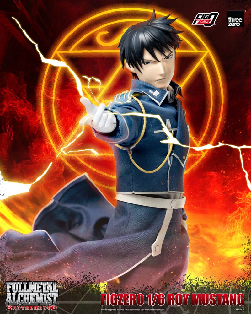 Fullmetal Alchemist Brotherhood Action Figure FigZero Roy Mustang ThreeZero