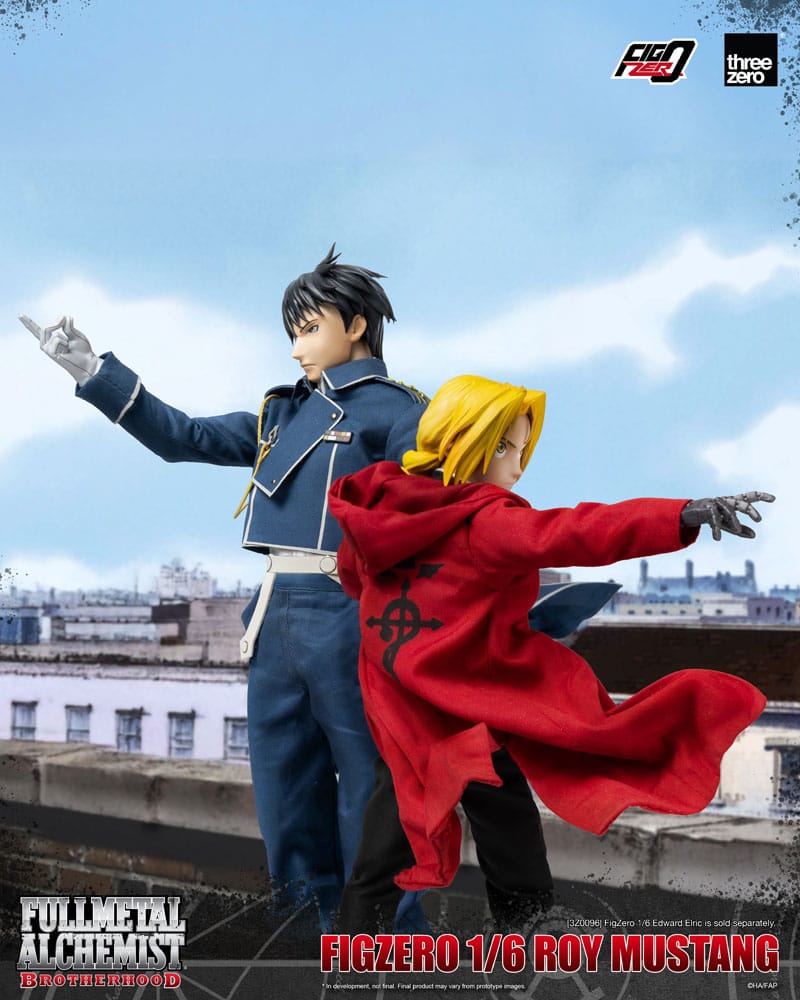 Fullmetal Alchemist Brotherhood Action Figure FigZero Roy Mustang ThreeZero
