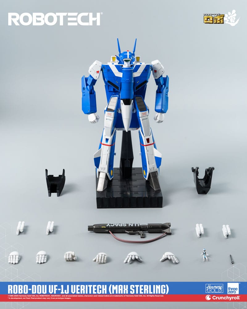 Robotech Action Figure ROBO DOU VF 1J Veritech Max Sterling ThreeZero
