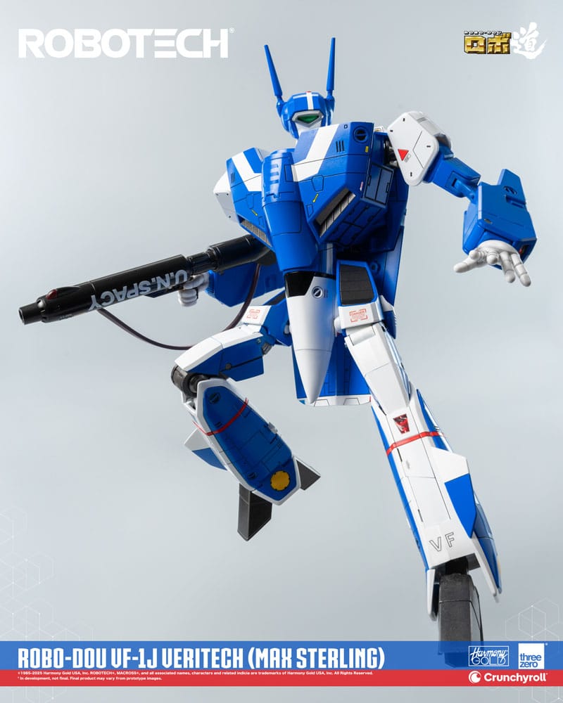 Robotech Action Figure ROBO DOU VF 1J Veritech Max Sterling ThreeZero