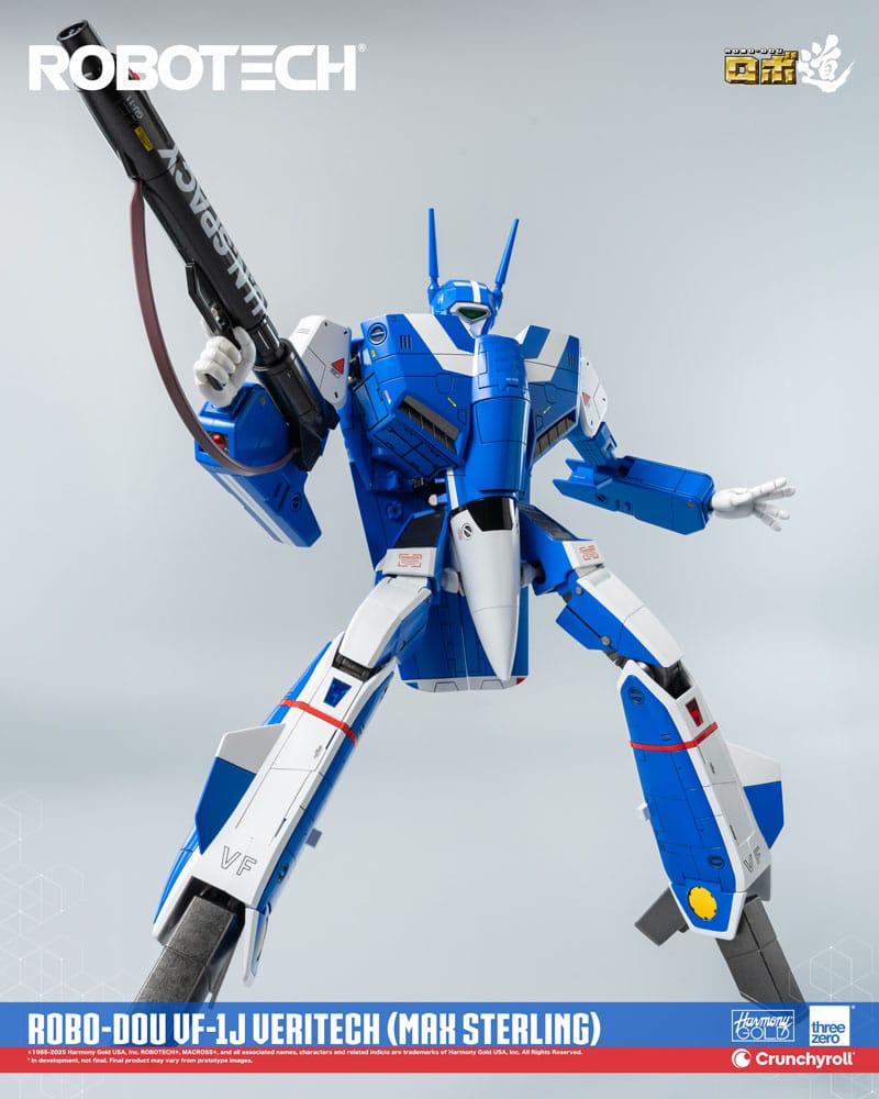 Robotech Action Figure ROBO DOU VF 1J Veritech Max Sterling ThreeZero