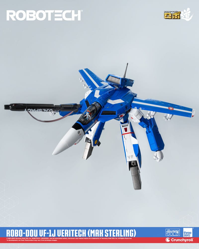 Robotech Action Figure ROBO DOU VF 1J Veritech Max Sterling ThreeZero
