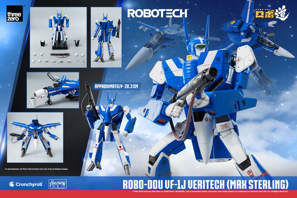 Robotech Action Figure ROBO DOU VF 1J Veritech Max Sterling ThreeZero