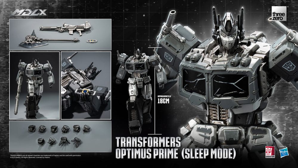 Transformers MDLX Action Figure Optimus Prime Sleep Mode *heo exclusive* ThreeZero