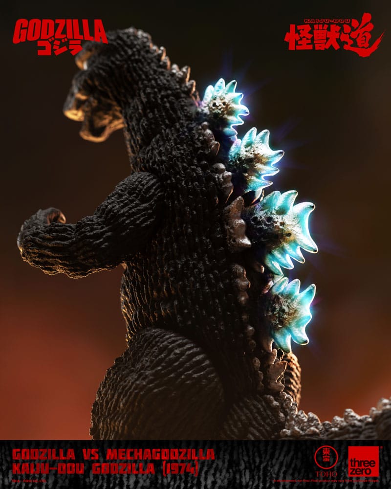 Godzilla vs. Mechagodzilla 1974 Action Figure Kaiju Dou Godzilla 1974 ThreeZero