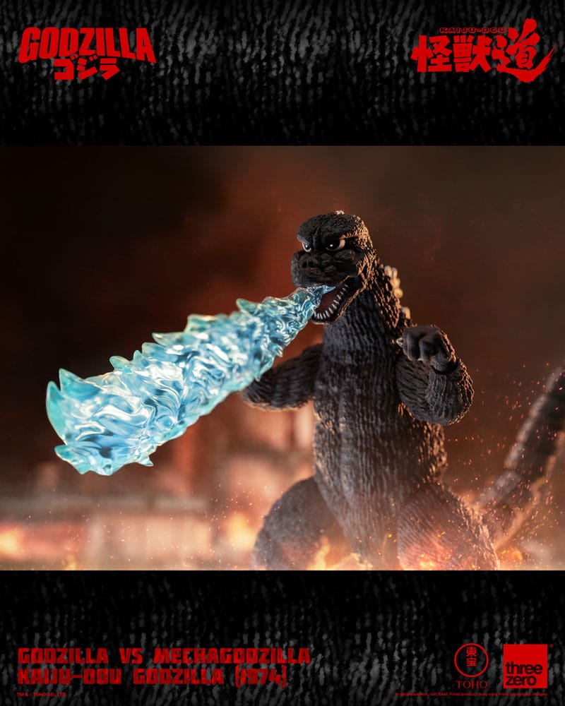 Godzilla vs. Mechagodzilla 1974 Action Figure Kaiju Dou Godzilla 1974 ThreeZero