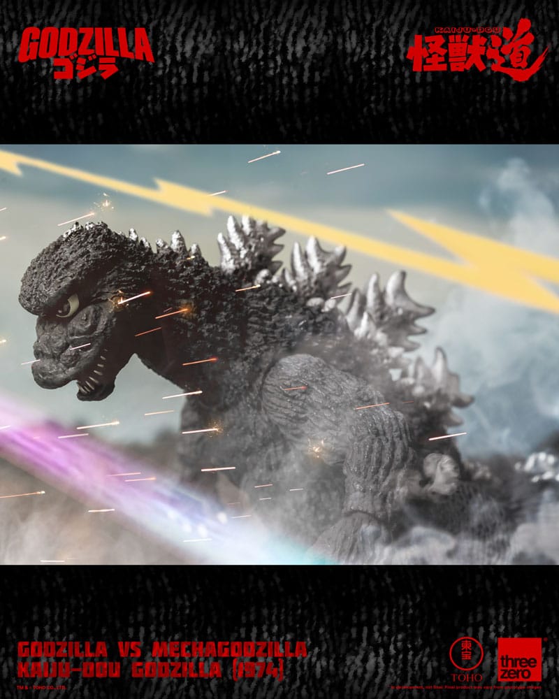 Godzilla vs. Mechagodzilla 1974 Action Figure Kaiju Dou Godzilla 1974 ThreeZero