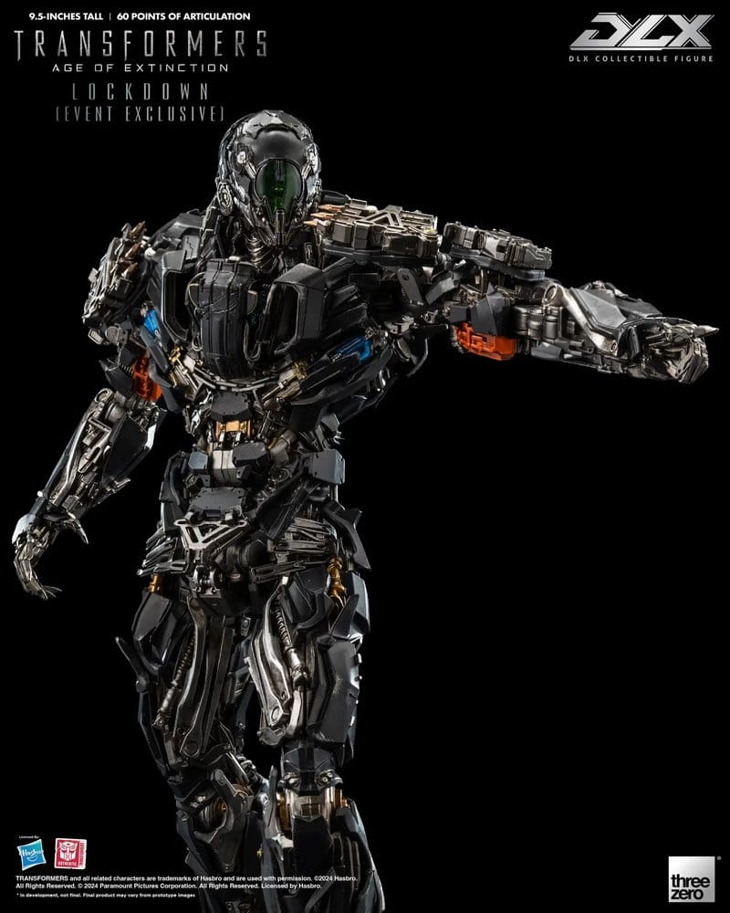 Transformers Age of Extinction DLX Action Figure Lockdown heo Exclusive ThreeZero