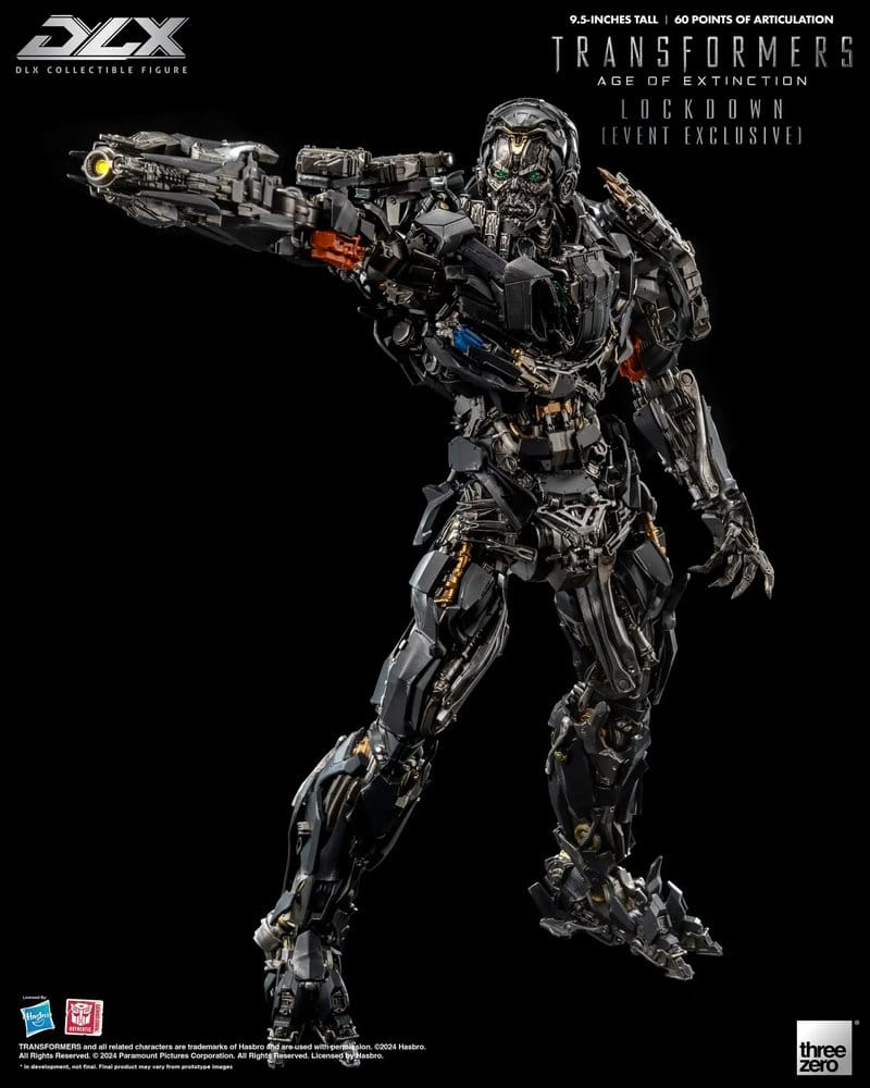 Transformers Age of Extinction DLX Action Figure Lockdown heo Exclusive ThreeZero
