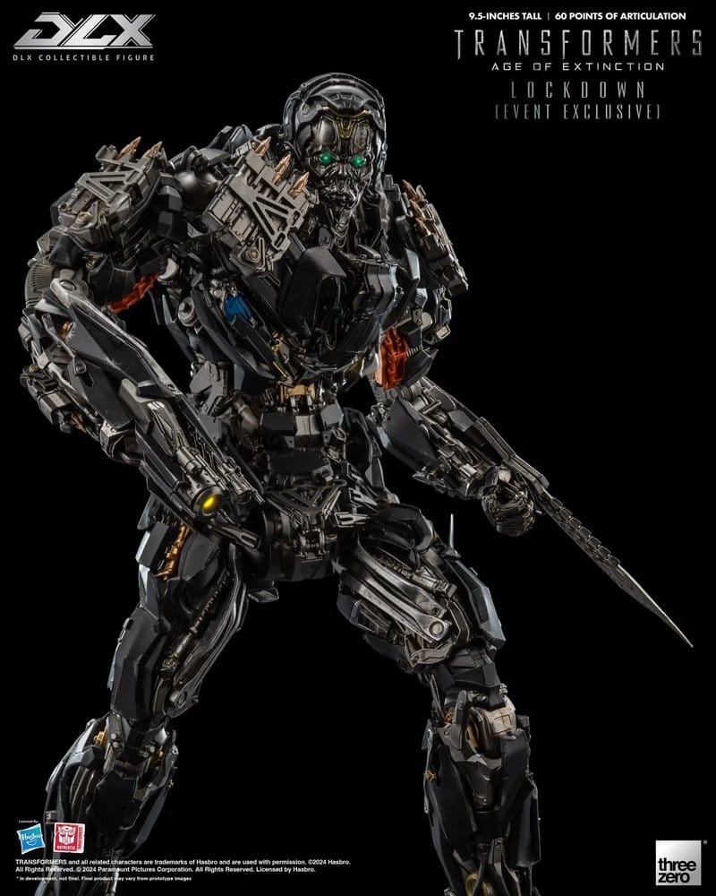 Transformers Age of Extinction DLX Action Figure Lockdown heo Exclusive ThreeZero