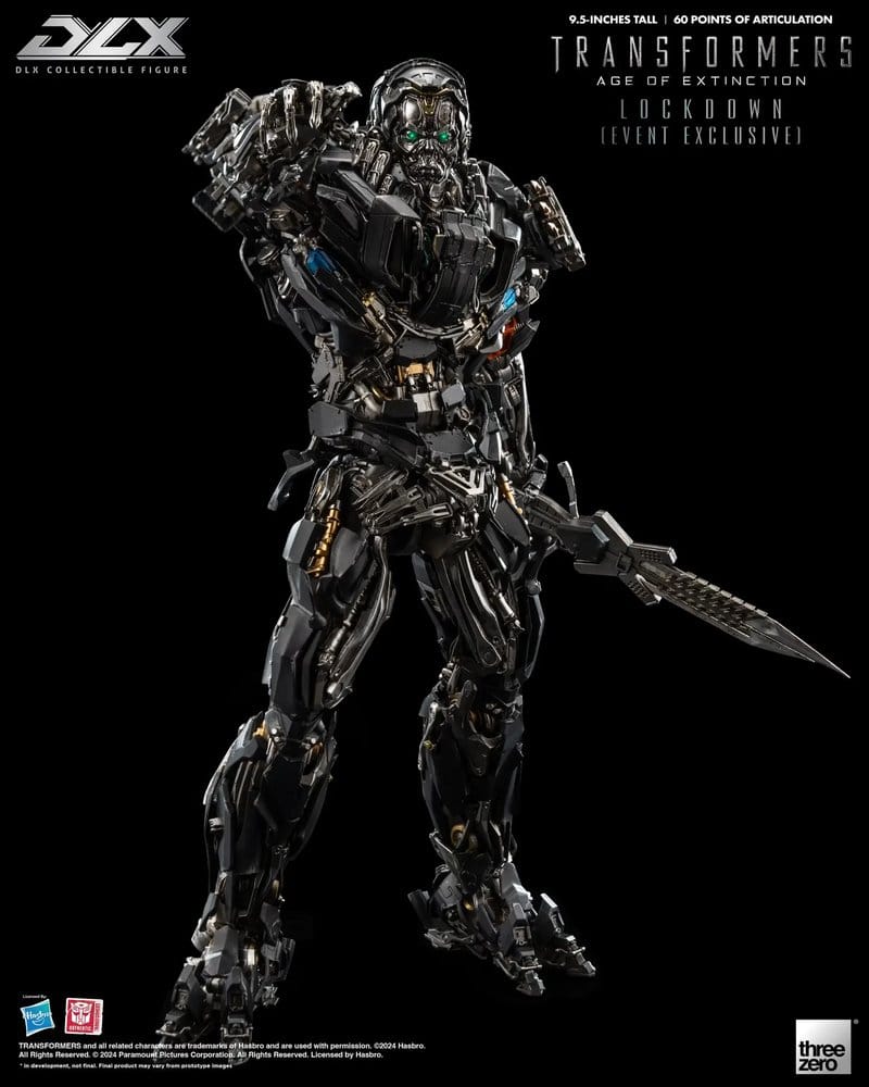 Transformers Age of Extinction DLX Action Figure Lockdown heo Exclusive ThreeZero