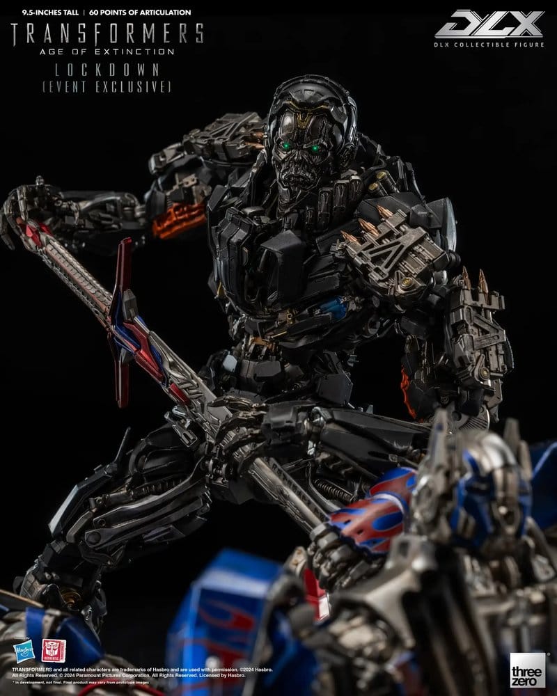 Transformers Age of Extinction DLX Action Figure Lockdown heo Exclusive ThreeZero