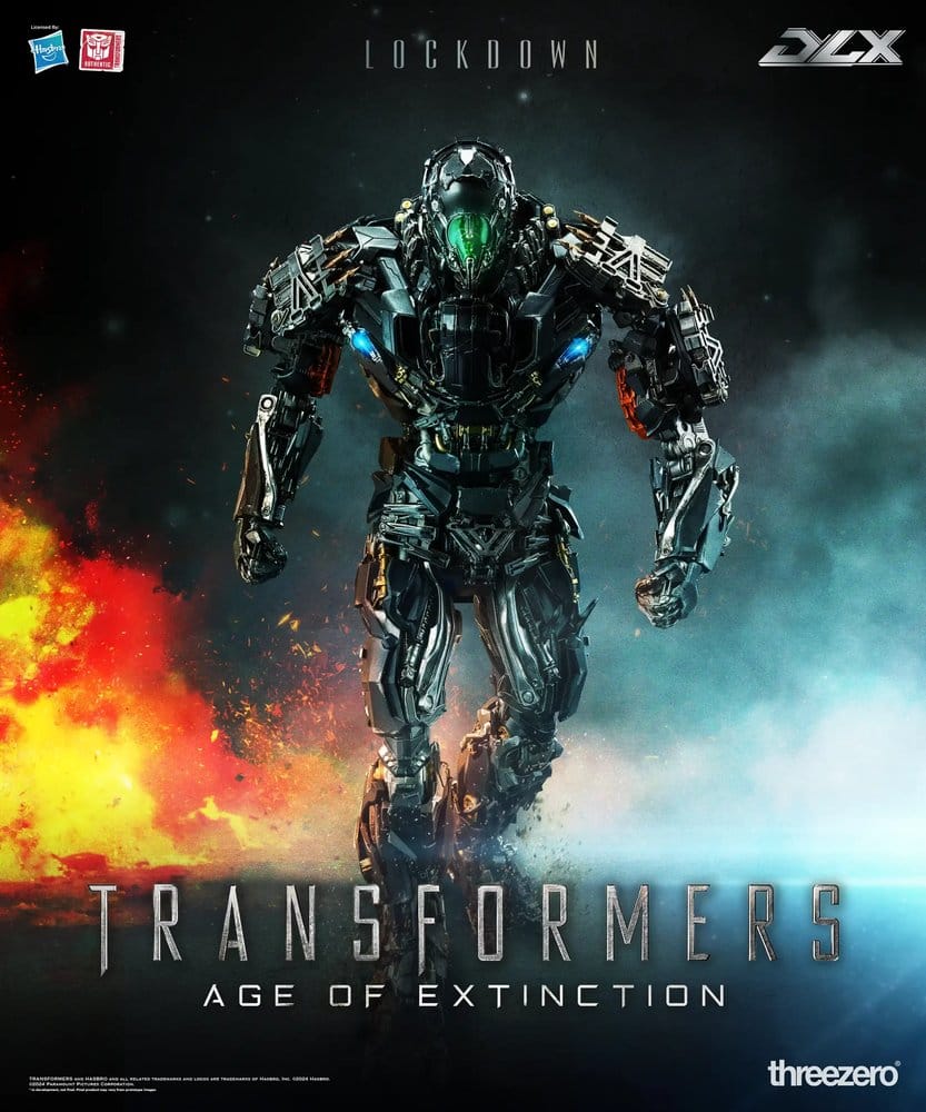 Transformers Age of Extinction DLX Action Figure Lockdown heo Exclusive ThreeZero