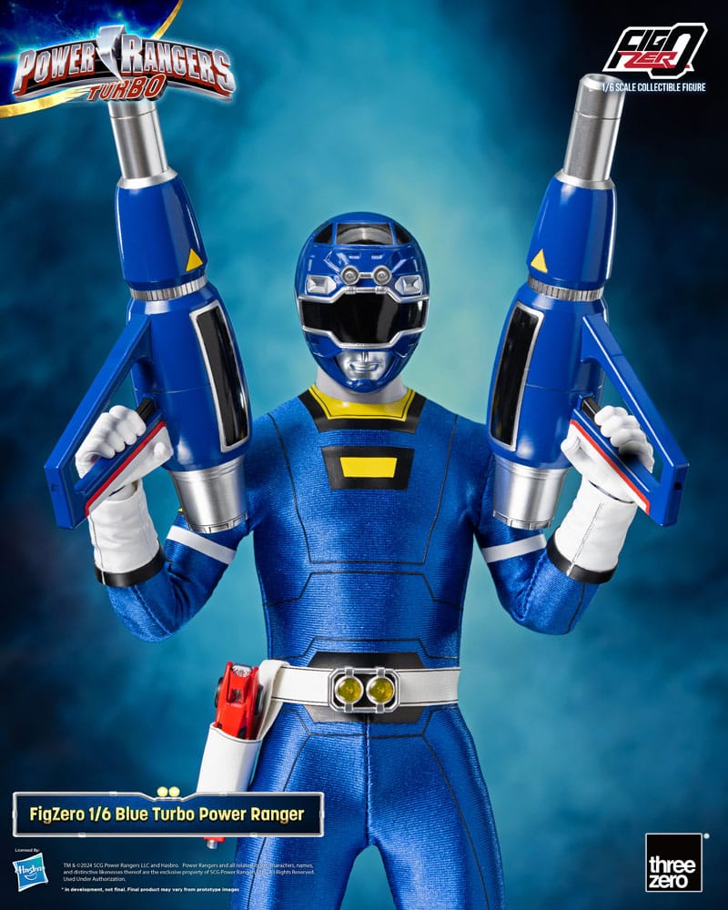 Power Rangers Turbo FigZero Action Figure Blue Turbo Power Ranger ThreeZero