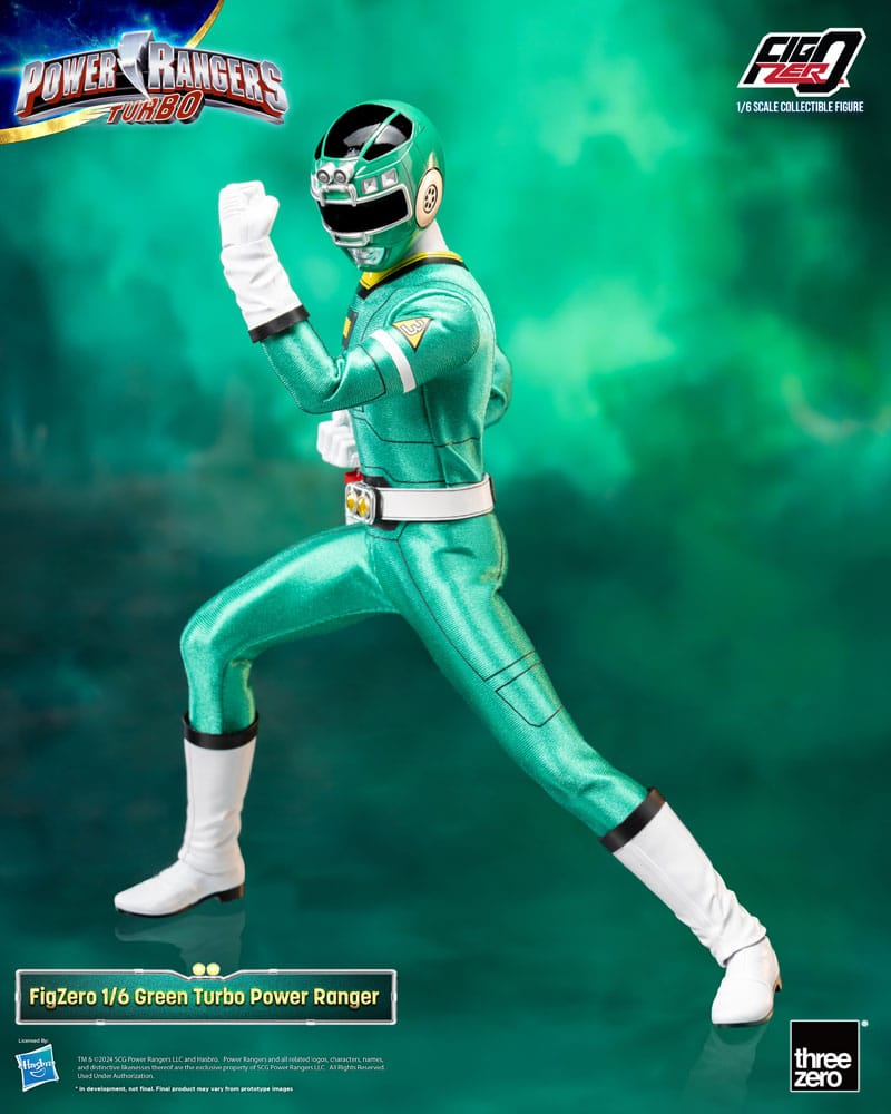 Power Rangers Turbo FigZero Action Figure Green Turbo Power Ranger ThreeZero