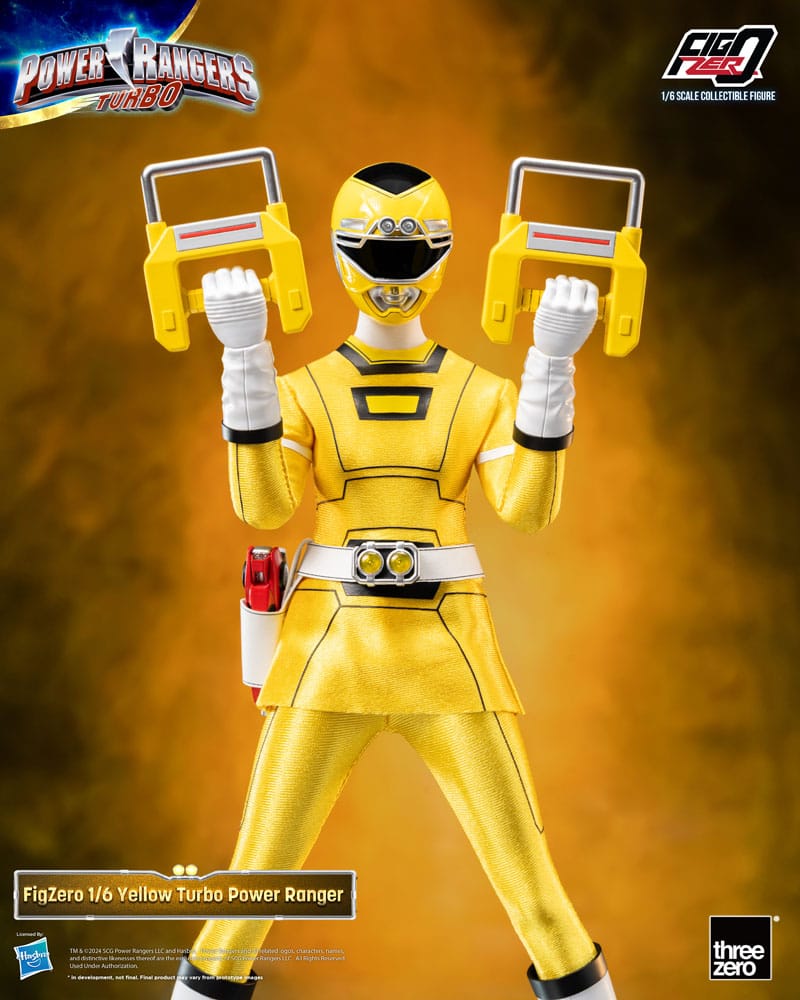 Power Rangers Turbo FigZero Action Figure Yellow Turbo Power Ranger ThreeZero