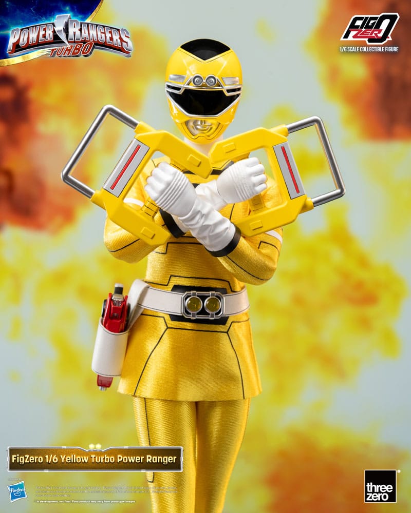 Power Rangers Turbo FigZero Action Figure Yellow Turbo Power Ranger ThreeZero