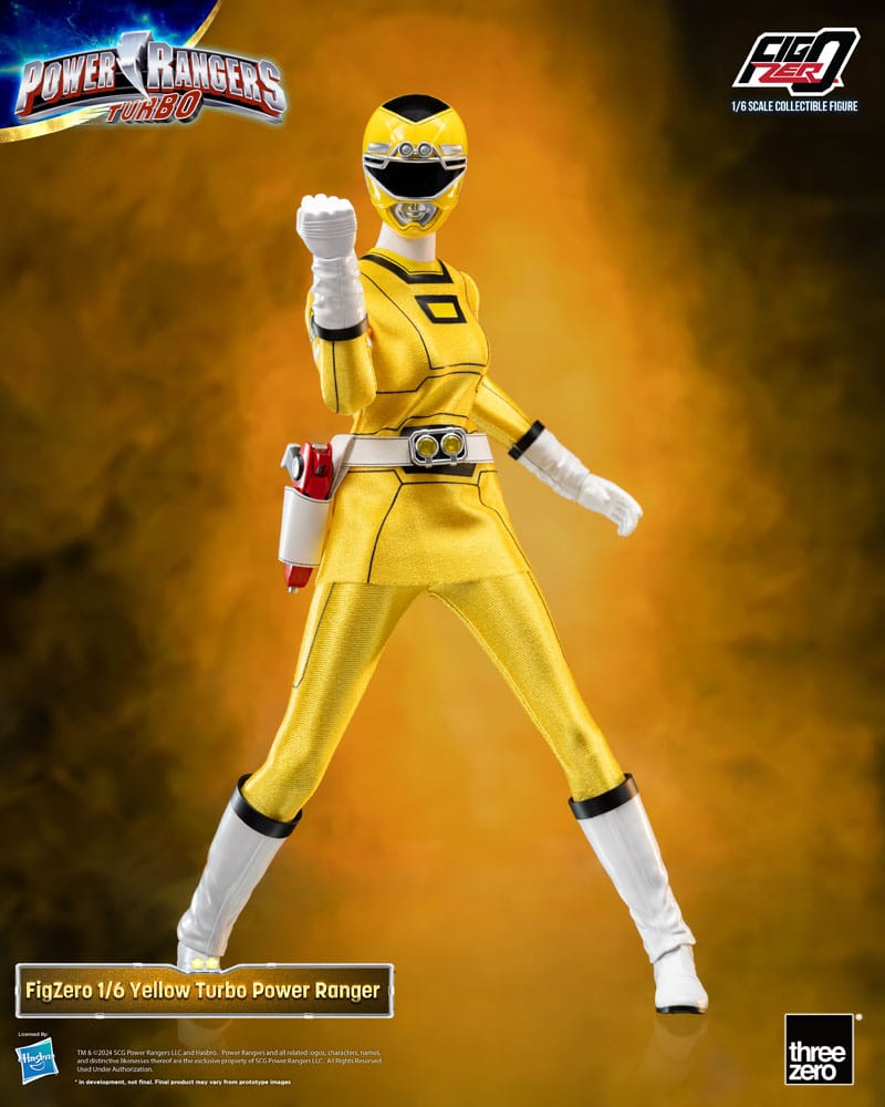 Power Rangers Turbo FigZero Action Figure Yellow Turbo Power Ranger ThreeZero