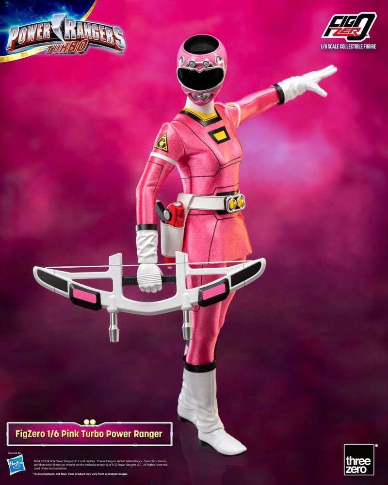 Power Rangers Turbo FigZero Action Figure Pink Turbo Power Ranger ThreeZero