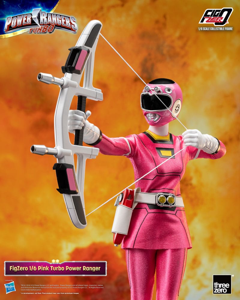 Power Rangers Turbo FigZero Action Figure Pink Turbo Power Ranger ThreeZero