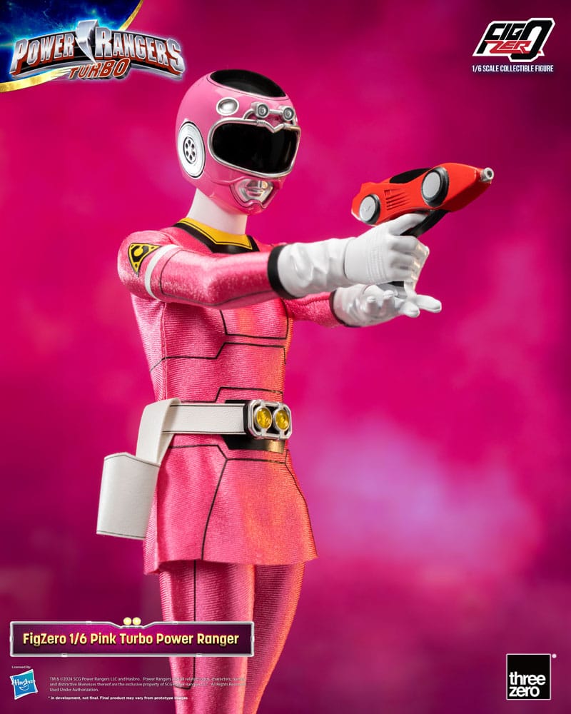 Power Rangers Turbo FigZero Action Figure Pink Turbo Power Ranger ThreeZero
