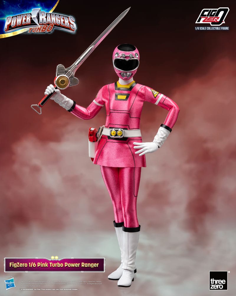 Power Rangers Turbo FigZero Action Figure Pink Turbo Power Ranger ThreeZero