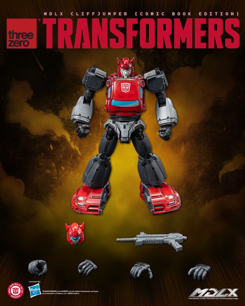 Transformers MDLX Action Figure Cliffjumper Comic Book Edition ThreeZero