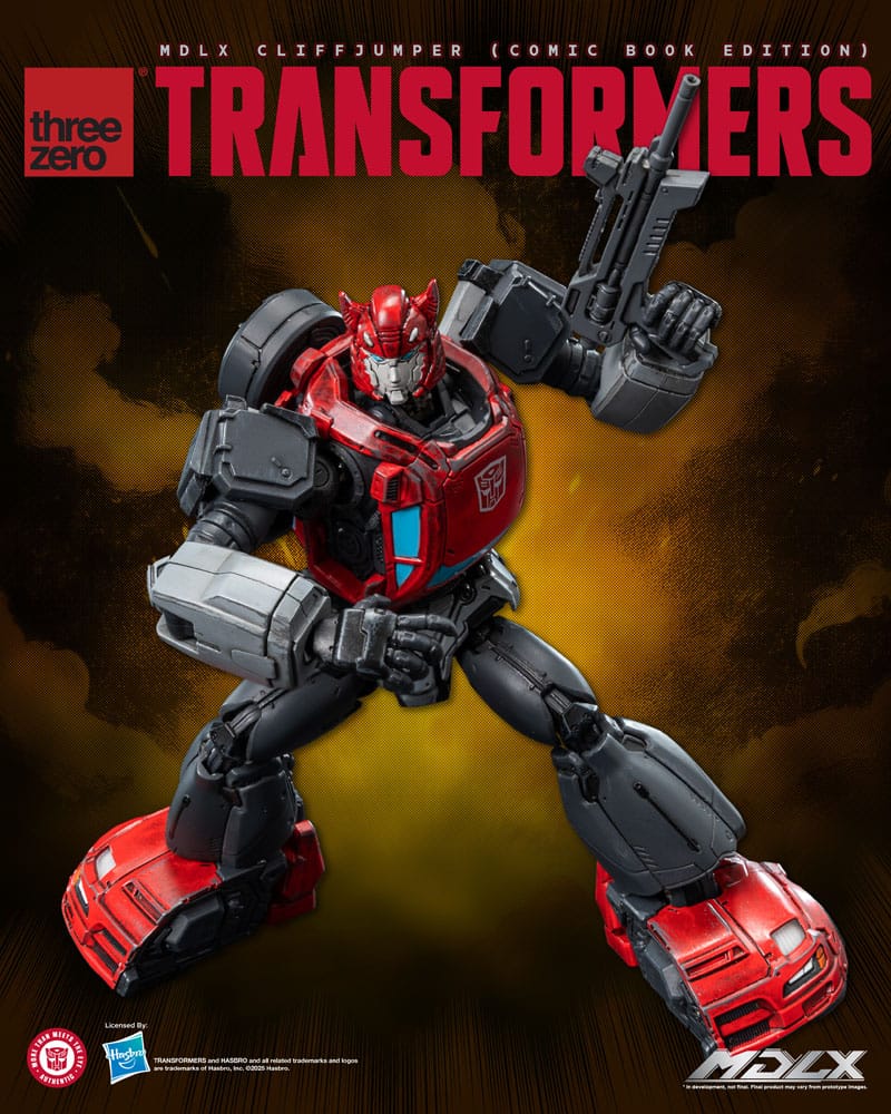 Transformers MDLX Action Figure Cliffjumper Comic Book Edition ThreeZero