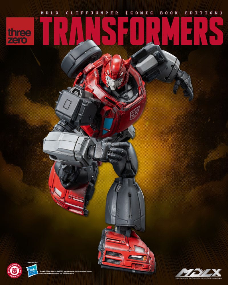 Transformers MDLX Action Figure Cliffjumper Comic Book Edition ThreeZero