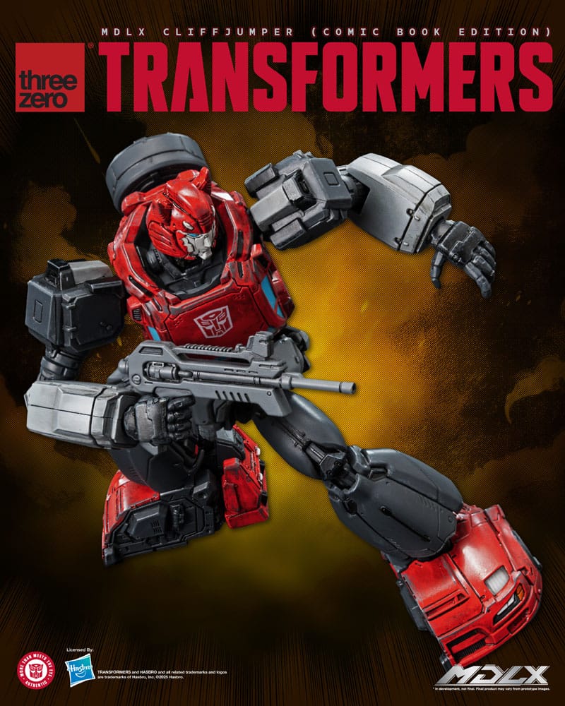 Transformers MDLX Action Figure Cliffjumper Comic Book Edition ThreeZero