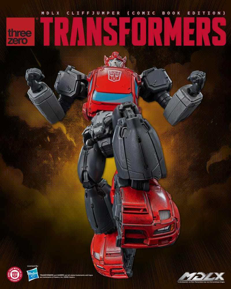 Transformers MDLX Action Figure Cliffjumper Comic Book Edition ThreeZero
