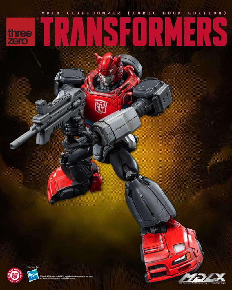 Transformers MDLX Action Figure Cliffjumper Comic Book Edition ThreeZero