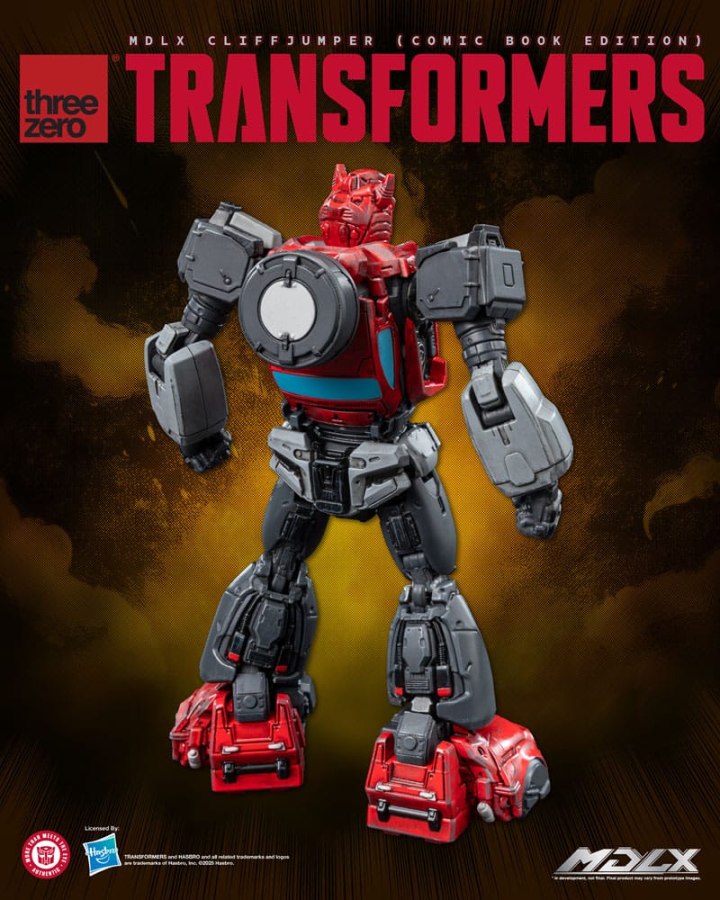 Transformers MDLX Action Figure Cliffjumper Comic Book Edition ThreeZero
