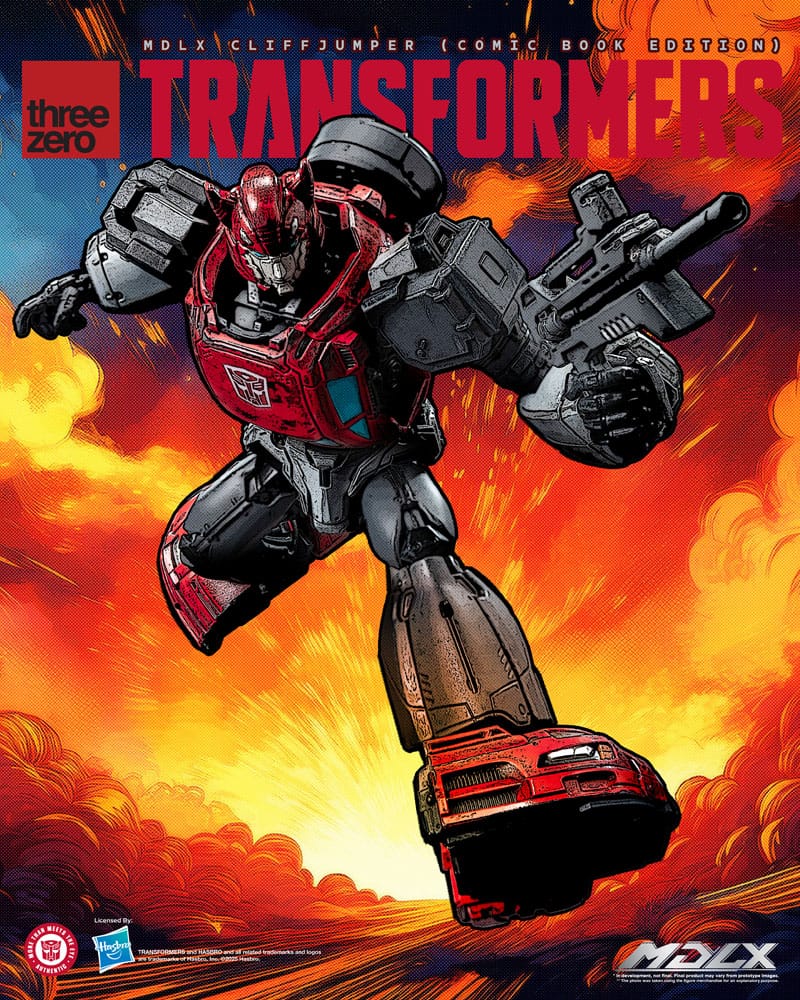 Transformers MDLX Action Figure Cliffjumper Comic Book Edition ThreeZero