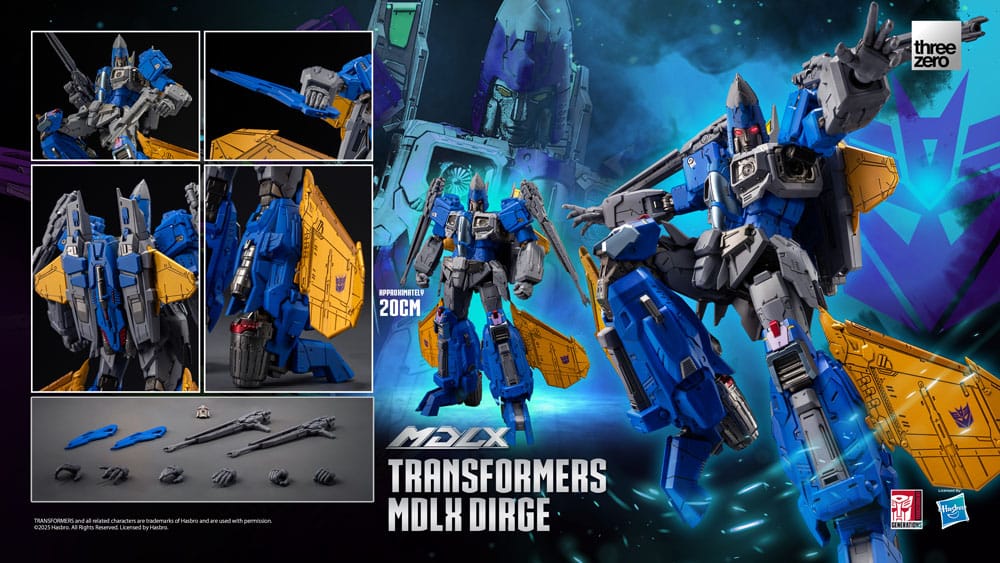 Transformers MDLX Action Figure Dirge ThreeZero