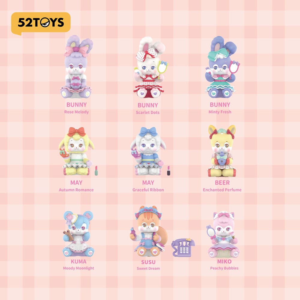 FuwaFuwa Blind Box Figures Assortment Glamour Cutie 8 52TOYS