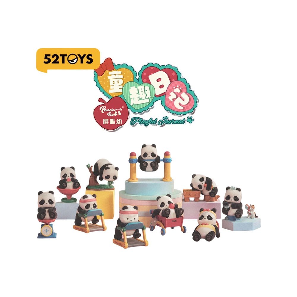Panda Roll Blind Box Figures Assortment Playful Journal 8 52TOYS