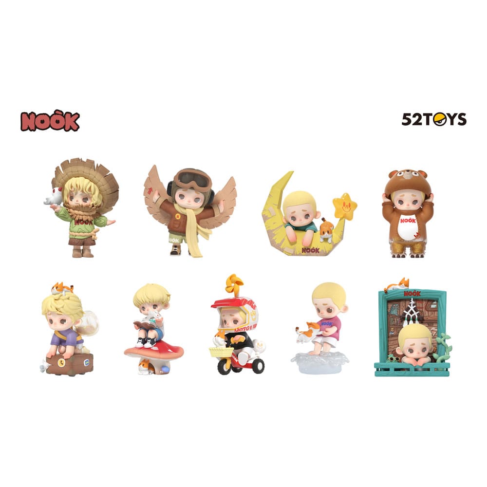 Nook Blind Box Figures Assortment Little World 8 52TOYS